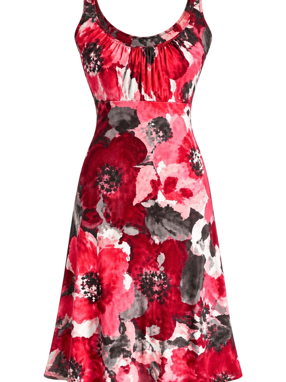 Tommmy Bahama Sleeveless Dress in Small - Red/Pink Floral - Great condition!!